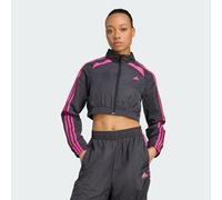 Track top Teamgeist adicolor Cropped Black / Semi Lucid Fuchsia L