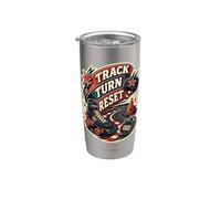 TRACK TURN RESET Roller Derby Curva Bicchiere termico in acciaio inox doppia parete