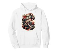 Track Turn Reset Roller Derby Curva Felpa con Cappuccio