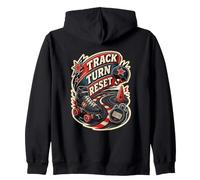 Track Turn Reset Roller Derby Curva Felpa con Cappuccio