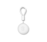 Cellularline localizzatore di oggetti Tracy Tag Dual compatibile con le app Apple Dov'è e Google Find Hub per iOS e Android con batteria CR2032 e certificazione IP71, bianco