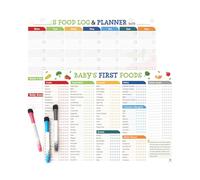 Tracker Di Alimenti Per Bambini - Scatola Di Cibo Per Bambini, Magnetico Della Lista Di Controllo Divertente | Gadget Da Cucina Multifunzionali, Organizzatore Di Liste Di Alimentari Riutilizzabili