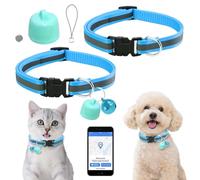 Tracker GPS per gatti e cani, compatibile con iOS e Android, monitoraggio della posizione in tutto il mondo, collare GPS per gatti con tracker senza abbonamento, mini localizzatore per animali