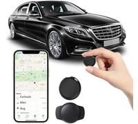 Tracker GPS per veicoli Trova il mio iOS Solo Nessuna tariffa mensile | Mini Tracker per veicoli funziona con Apple Find My iOS Solo Nessun abbonamento Nessuna SIM Nascosta Tracciamento Auto con