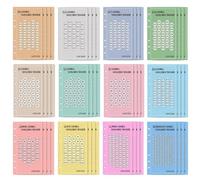 Tracker per le sfide del risparmio di denaro, 100 buste con inserti per la | Raccoglitore di risparmio Challenge Tracker Card A6 per uomini bambini