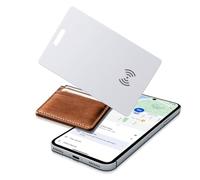 Tracker portafoglio per Android, sottile scheda di tracciamento del portafoglio, wireless ricaricabile, Smart Tracker Card compatibile con Google Il mio dispositivo Trova APP (Android