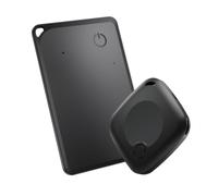 Tracker Tag 2-Pack Slim Wallet Tracker Card Key Finder [certificato Apple MFi] Funziona con Apple Find My (solo iOS) in tutto il mondo GPS Smart Tag impermeabile per passaporto bagagli valigia Pet
