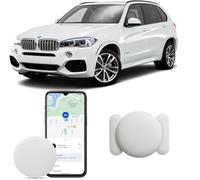 Tracker tag Android, GPS Tracker per Auto, Magnetico Nascosto Localizzatore Gps Senza SIM, GPS Auto Localizzatore Compatibile congoo- gle Find My App per Bambini, Auto, Animali Domestici (1 bianco)