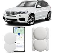Tracker tag Android, GPS Tracker per Auto, Magnetico Nascosto Localizzatore Gps Senza SIM, GPS Auto Localizzatore Compatibile congoo- gle Find My App per Bambini, Auto, Animali Domestici (2 bianco)