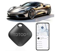 Tracker Tag Android,Smart Tag Localizzatore GPS per Android Funziona con Google Dov'è App Bluetooth Tracker Compatibile con Trova dispositivo per Chiavi/Bagagli (nero)