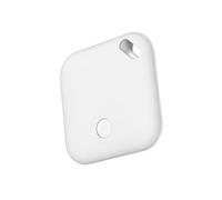 Tracker Tag, Smart Tag 2 Pezzi, Localizzatore Chiavi Compatibile con Apple Find My (solo iOS), 90dB BipBatteria Sostituibile, per Chiavi/Bagagli/Valigia, Bianco