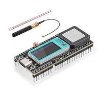 Tracker Wireless con Display LoRa ESP32, QIQIAZI ESP32 SX1276 Tracker Wireless 868MHz - 915MHz Bluetooth 4.2 + WiFi LoRaWAN Supporta LoRa/Gnss/GPS con Connessione Type-C, per Arduino IDE