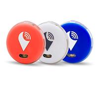 TrackR Confezione da 3 Pixel Rosso Bianco Blu, Tracker oggetti iOS/Android/Alexa Skill