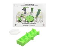 TracksCreations Zigzag Verticale 4 Entrate - Compatibile con GraviTrax | Discesa a zigzag + supporto | 2 entrate per lato | Per piste per biglie + PRO | Dai 5 anni