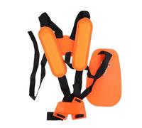 Tracolla a Doppia e Professionale Imbracatura per Decespugliatore, Cintura Regolabile e Bretelle per Tagliaerba