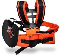 Tracolla a Doppia per Decespugliatore, Professionale Tracolla per Trimmer, Cintura Decespugliatore Universale, Regolabile Tracolla per Tagliaerba, Doppia Tracolla per Tagliaerba da Giardino