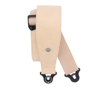 D'Addario Auto Lock Tracolla Per Chitarra - Accessori Per Chitarra Acustica Ed Elettrica - Tracolla Per Chitarra Autobloccante Facile Da Usare - Tan - 3" Width - Leather