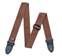 Tracolla Cinta per Chitarra Dunlop Poly Strap Brown Tessuto Pelle Cintura 5-168