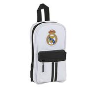 Tracolla con tasca esterna Real Madrid 1ª attrezzatura 20/21, bianco, nero, 120x50x230 mm, Zaino per piumino