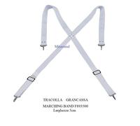 Tracolla da 5cm per percussioni tipo Imbracatura per grancassa permarcia parata