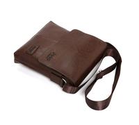 Tracolla da Uomo JEEP a Borsa Borsello Pelle Vintage Marsupio CUOIO Nero Marrone