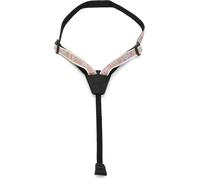 Tracolla D'Addario in stile cradle per ukulele - Tracolla per ukulele con gancio in gomma - Tracolla No Drill per ukulele - Paisley, grigio/arancione