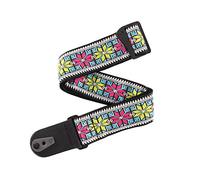 Tracolla D'Addario Pad Locking per chitarra - Accessori per chitarra - Tracolla per chitarra elettrica, tracolla per chitarra acustica, tracolla per chitarra elettroacustica e basso - Parallel flowers