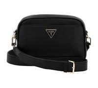 Tracolla Donna Guess Meridian Triangle Logo Leather Black