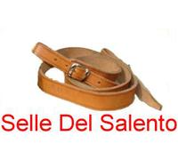 Tracolla in cuoio per fucile caccia tiro a piattello selle del salento