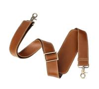 Tracolla in pelle in regolabile lunga 127 cm for accessorio di ricambio for spalla messenger a tracolla in tinta unita(Brown)