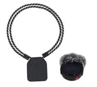 Tracolla magnetica per Insta360 Mic Pro, a sgancio rapido, per collana toracica a mani libere, cordino regolabile per POV Vlogging registrazione video all'aperto