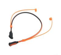 Tracolla Magnetica per sicura per Galaxy per buds FE e per buds 3 Pro | Magnete integrato, previene perdita auricolari, compatibile per buds 3 Pro, design per sicuro collo(Black+Orange)