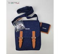 Tracolla Marsupio SPALDING Scout + Portamonete Denim Jeans Vintage Style
