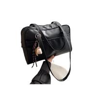 Tracolla Pelle Donna Borsa a tracolla grande e capiente da donna alla moda(Black1)