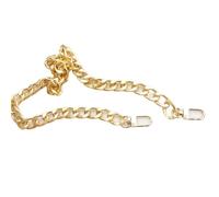 Tracolla Per Borsa Donna 3pc Bag Strap 30/60/100cm Thick Flat Aluminum Chain Replacement Metal Handles For Handbag Belt Accessories DIY(Gold,60cm)