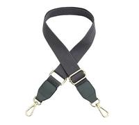 Tracolla Per Borsa Regolabile Tracolla larga in cotone tinta unita, regolabile, in similpelle, accessorio for borsa a tracolla(Grey)