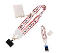 Tracolla per cellulare con tasca con cerniera, cinghie per cellulare | cordino per cellulare | elegante e bella collana per viaggi, lavoro, vita quotidiana, scuola e lavoro