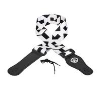 Tracolla per chitarra alla moda con slot per plettro integrati, supporti larghi per spalla, adatta per basso, chitarre elettriche, tracolla per chitarra elettrica con supporto per plettro