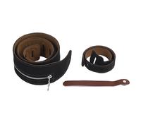 Tracolla per Chitarra da 2,8 Pollici, Tracolla per Chitarra Elettrica Acustica, Tracolla per Basso per Chitarre Elettriche Acustiche (Superficie scamosciata nera)