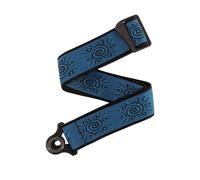 Tracolla per chitarra D'Addario Auto Lock - Accessori per chitarra acustica ed elettrica - Tracolle per chitarra con bloccaggio automatico facili da usare - Sole Vintage, Blu