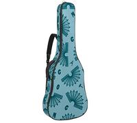 Tracolla per chitarra, impermeabile, con cerniera, morbida, per chitarra elettrica, basso, acustica e classica, per tango e lettere sparse