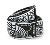 Tracolla per chitarra Jim Dunlop I Love Dust Vortex nera e bianca (ILD02)