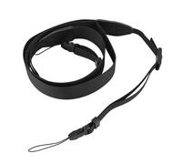 Tracolla per Collo della Fotocamera Nodi di Corda Ad Alta Resistenza Fissaggio Sicuro Tracolla per Fotocamera DSLR per Viaggi (BLACK)