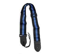 Tracolla per controller per chitarra a righe nere e blu per chitarre Guitar Hero e Rock Band su PS3, PS2, Xbox 360 e Wii (compatibile con Guitar Hero: Warriors of Rock, 6, 5, 4, 3, 2 e 1)