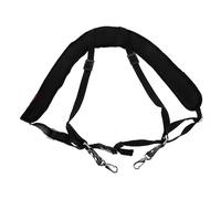 Tracolla per Djembe Nera Regolabile, Accessorio per Tamburo | Imbottitura 20mm ad Alta Densità, Rete Traspirante, Eva Oxford a Due Toni, 1 Pezzo, Uso da Palco