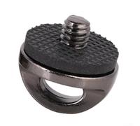 Tracolla per fotocamera con caratteristiche di sicurezza, tra cui gancio a vite in metallo e struttura in lega (viti nere)