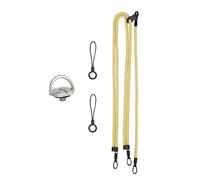 Tracolla Per Fotocamera Multifunzione Compatibile Con Dispositivi a Vite 1/4 Lunghezza Personalizzabile 3 Sistemi Clip Attrezzatura Fotografica Per Esterni Tracolla Per Fotocamera Regolabile