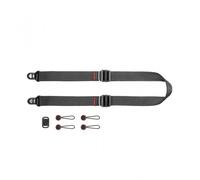 Tracolla per fotocamera nera Peak Design Slide Lite V2