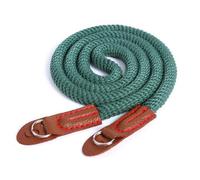 Tracolla per fotocamera Zaino per fotocamera mirrorless in cotone semplice e artistico Tracolla per fotocamera mirrorless con foro rotondo, verde