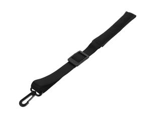 Tracolla per Sassofono in Nylon Nera Regolabile Gancio Robusto | Supporto Imbottito al Collo, Struttura Semplice, 1 Pezzo, per Prove di Banda e Uso in Marcia